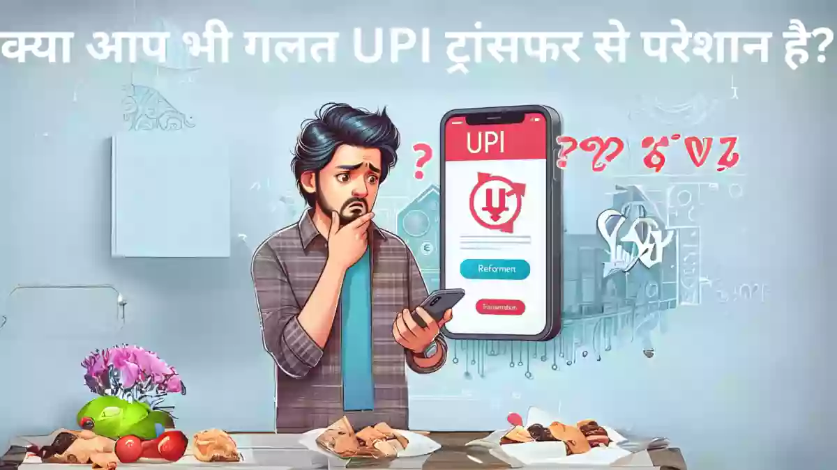 गलत UPI ट्रांसफर: चिंता नहीं, समाधान है!